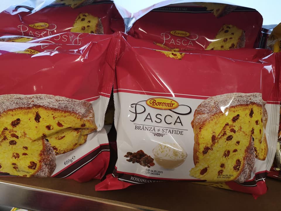 Pască cu brânză și stafide